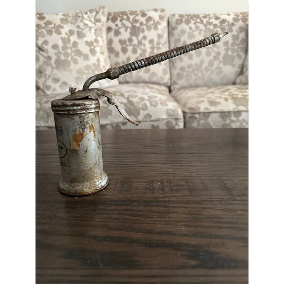 Vintage Oil Can Eagle Eaglet No.58 Pump Oiler 5oz Capacity Made in USA - Picture 3 of 8